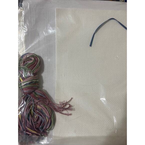 Vintage NWT Patsy's Happy Things "Welcome" Counted Cross-stitch Picture 8 x 10 - Picture 3 of 3